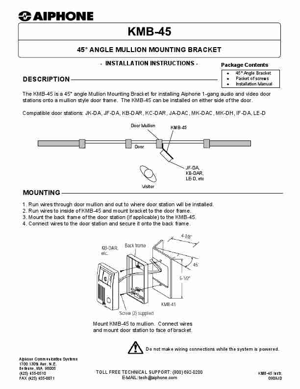 Aiphone TV Mount KMB-45-page_pdf